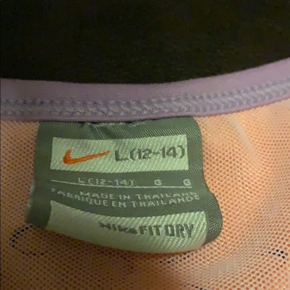 Nike Dri Fit Sports Athletic Top Size L 12-14 - Picture 3 of 6